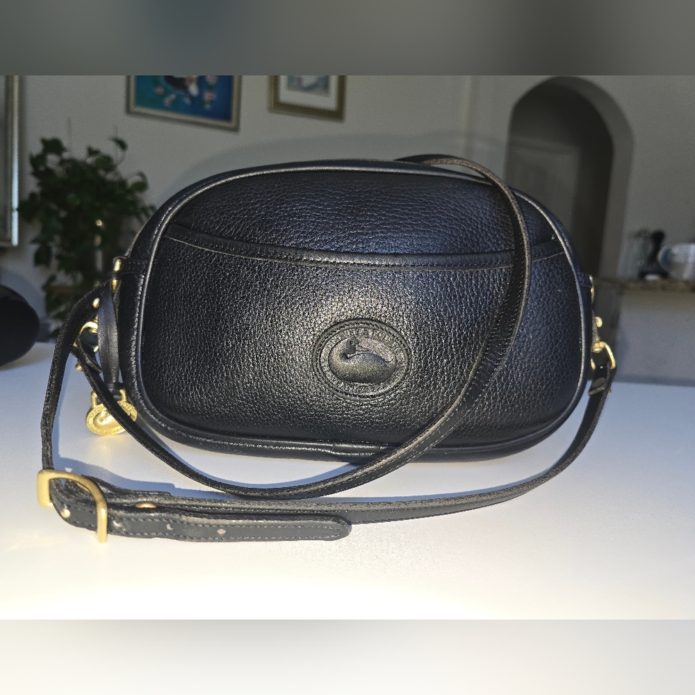 Dooney and Bourke awl leather camera crossbody Bag